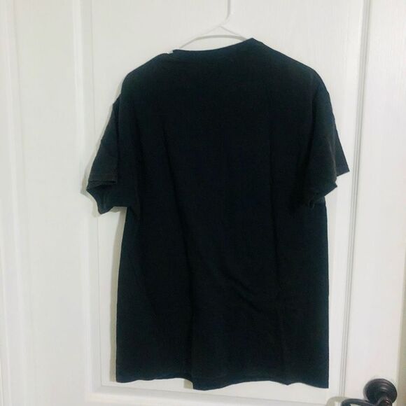 New Goat Crew World Peace Vintage Short Sleeve‎ T-Shirt Black Size Medium Women - Picture 3 of 4